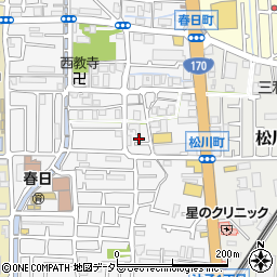 大阪府高槻市春日町13周辺の地図