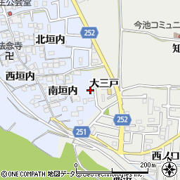 京都府城陽市水主南垣内26周辺の地図