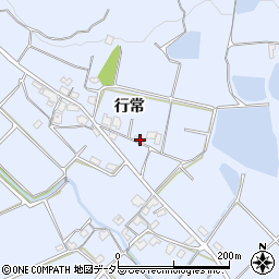 兵庫県加古川市志方町行常173-1周辺の地図