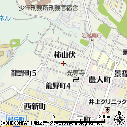 兵庫県姫路市柿山伏周辺の地図