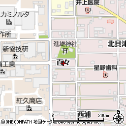 愛知県豊川市本野町（百々）周辺の地図