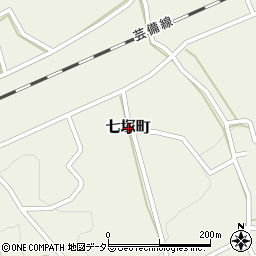 広島県庄原市七塚町周辺の地図