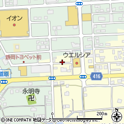 静岡県焼津市下小田5周辺の地図