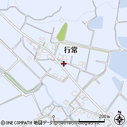 兵庫県加古川市志方町行常354-2周辺の地図