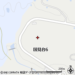 兵庫県西宮市国見台6丁目周辺の地図