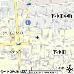 静岡県焼津市下小田225-2周辺の地図