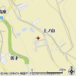 京都府綴喜郡宇治田原町南上ノ山周辺の地図