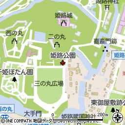 姫路公園周辺の地図