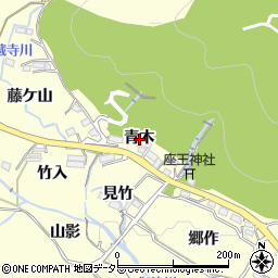 愛知県豊川市御津町金野青木周辺の地図