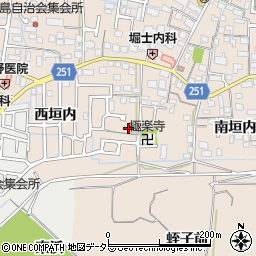 京都府城陽市富野西垣内51周辺の地図