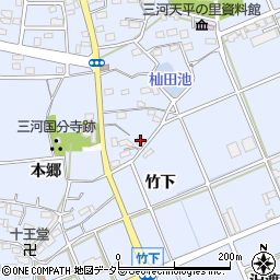 愛知県豊川市八幡町本郷46周辺の地図