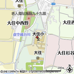 京都府京田辺市大住池平86周辺の地図