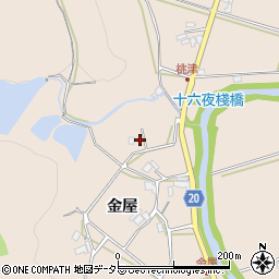 兵庫県三木市細川町金屋702周辺の地図