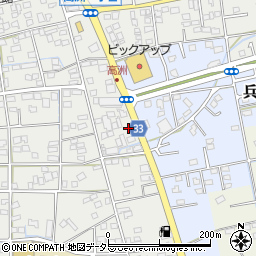 静岡県藤枝市高洲21-3周辺の地図