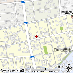 静岡県焼津市下小田381周辺の地図