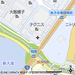 佐川急便株式会社　枚方営業所周辺の地図