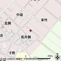 愛知県西尾市針曽根町荒井側5周辺の地図