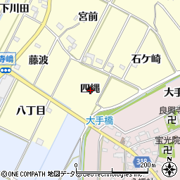愛知県西尾市吉良町瀬戸四縄周辺の地図