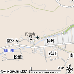 愛知県額田郡幸田町深溝恋沢周辺の地図