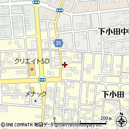 静岡県焼津市下小田218周辺の地図