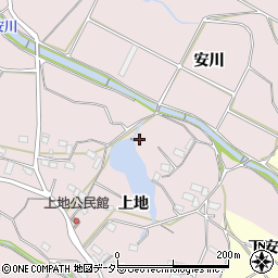 愛知県豊橋市石巻西川町上地周辺の地図