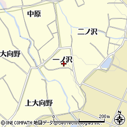愛知県豊橋市石巻平野町一ノ沢周辺の地図