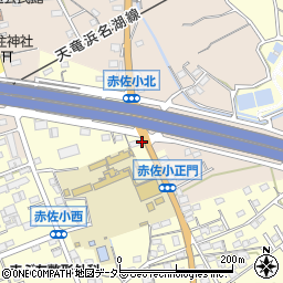 赤佐小正門周辺の地図