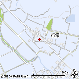 兵庫県加古川市志方町行常341周辺の地図