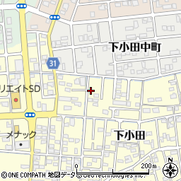 静岡県焼津市下小田252周辺の地図