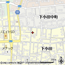 静岡県焼津市下小田252周辺の地図