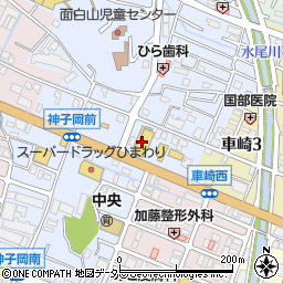 兵庫日産自動車姫路今宿店周辺の地図