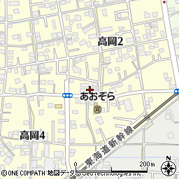 アニバーサリーＣ周辺の地図