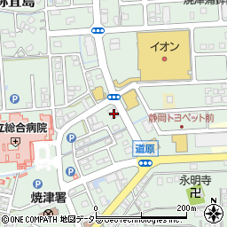 静岡銀行焼津南支店 ＡＴＭ周辺の地図