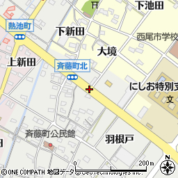 斉藤周辺の地図