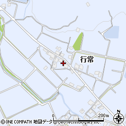 兵庫県加古川市志方町行常335周辺の地図