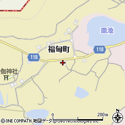 兵庫県小野市福甸町205周辺の地図
