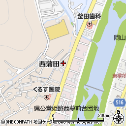 兵庫県姫路市広畑区西蒲田19周辺の地図