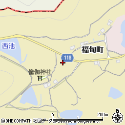 兵庫県小野市福甸町155周辺の地図