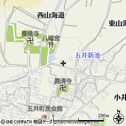 愛知県蒲郡市五井町中郷67-2周辺の地図