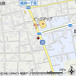 静岡県藤枝市高洲21-28周辺の地図