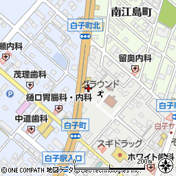 パッチワークの店キルター周辺の地図