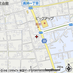 静岡県藤枝市高洲21-1周辺の地図