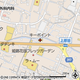 ワークスタイルショップキーポイント姫路花田店周辺の地図