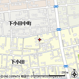 静岡県焼津市下小田352-1周辺の地図