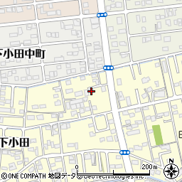 静岡県焼津市下小田346-5周辺の地図