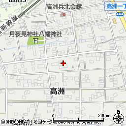 静岡県藤枝市高洲42周辺の地図