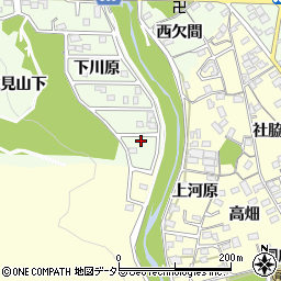愛知県豊川市御油町下川原8周辺の地図