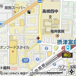 大阪府高槻市大畑町周辺の地図