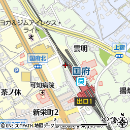 愛知県豊川市久保町流レ9-2周辺の地図