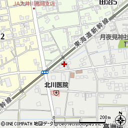 静岡県藤枝市高洲11-1周辺の地図